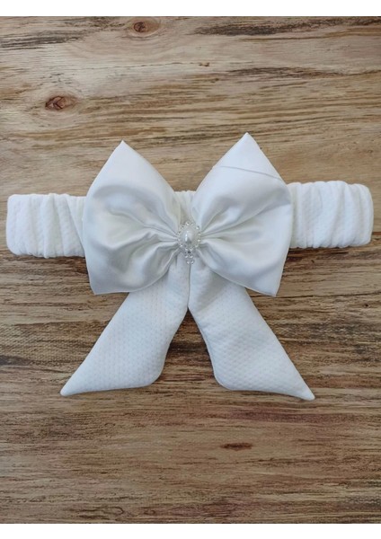 Yenidoğan Sahra My Princess Nakışlı Lüks Kundak Bebek Battaniyesi Ekru
