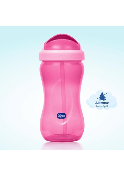 761 Wee Baby Pipetli Bardak Pembe 350 ml