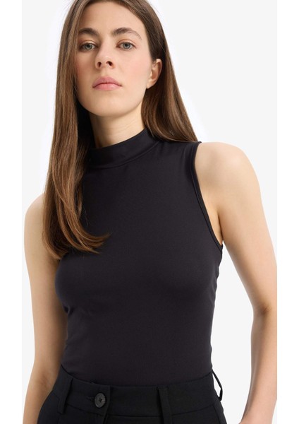 Slim Fit Dar Kesim Yarım Balıkçı Yaka Atlet E4677AX25SP fırsatları