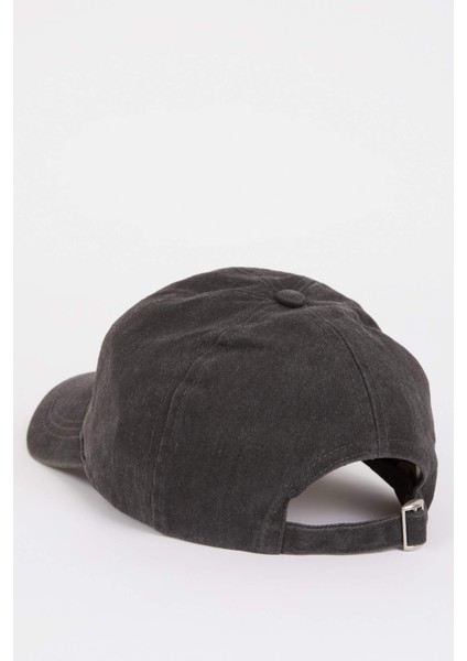 Kadın Nakışlı Jean Görünümlü Cap Şapka D5610AX25SM