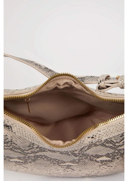 Kadın Suni Deri Yılan Derisi Desenli Omuz Çantası E3624AXNS indirimleri