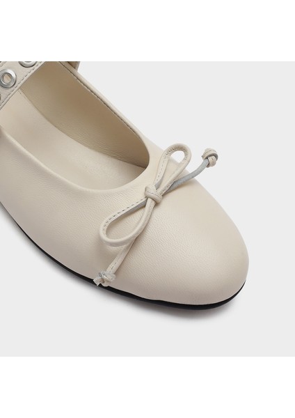 Marılyn-Tr Ayakkabı Babet - Beyaz indirimleri