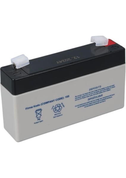 YH-61.3 6 Volt - 1.3 Amper Akü (98x25x52 mm) modelleri