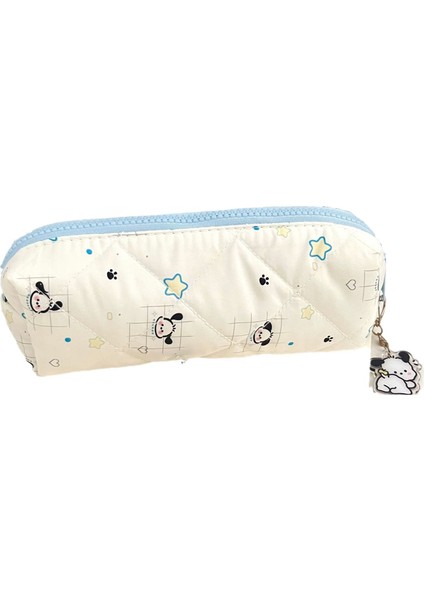 Karikatür Pacha Köpek Baskı Kalem Çantası Yüksek Görünümlü Öğrenci Sütü Huhu Büyük Kapasiteli Kırtasiye Çantası Sevimli Depolama (Yurt Dışından)