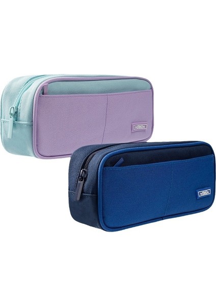 Qingyun Zaman Kompozit Çok Amaçlı Kalem Kutusu Büyük Kapasiteli Basit Taşınabilir Kırtasiye Kutusu (Yurt Dışından)