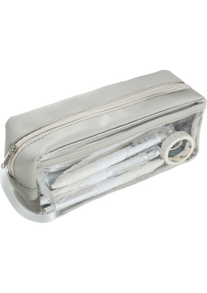 Büyük Kapasiteli Şeffaf Niş Kalem Kutusu (Yurt Dışından)