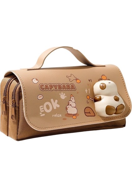 Kapibala Dekompresyon Kalem Kutusu Ekstra Büyük Kapasiteli, Yüksek Değerli Kırtasiye Kutusu (Yurt Dışından)