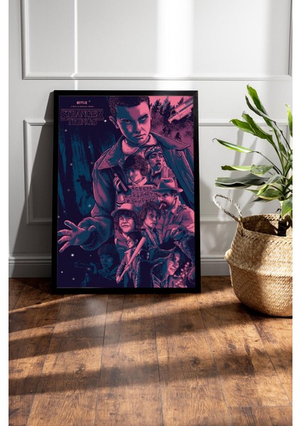 Stranger Things Çerçeveli Tablo - Dizi Posteri Tablo fiyatları