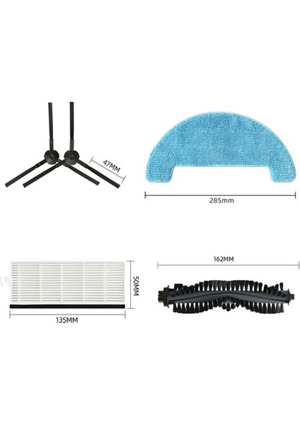 A4/A4S/A40/CEN550 Için Elektrikli Süpürge Ana Yan Fırça Hepa Filtresi (Yurt Dışından)