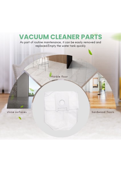 Eve Plus Elektrikli Süpürge Parçaları Toz Torbaları Için 10 Adet Toz Torbası (Yurt Dışından)