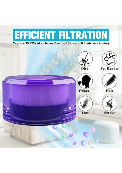 6 Adet Filtre Yedek Parçaları Focus Yatak Elektrikli Süpürge Ön Filtre ve Arka Filtre Ev Temizliği (Yurt Dışından)