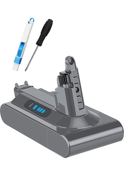 V10 Pil Adaptör+Fırça+Tornavida 25,2V'YI Değiştirin (Yurt Dışından)