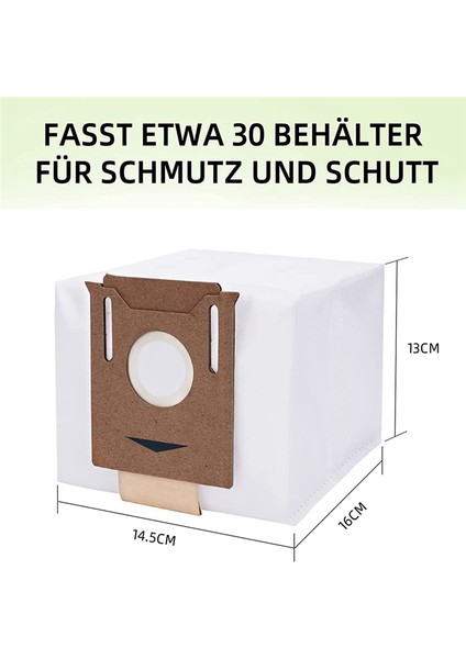 Deebot N8+,n8 Pro+,ozmo T8 Için 10'lu Elektrikli Süpürge Torbası Paketi (Yurt Dışından)