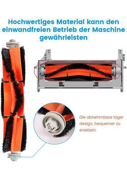 Robot S50 2 S6 Max Elektrikli Süpürge Aksesuar Seti Için 18 Adet Elektrikli Süpürge Parçalarının Değiştirilmesi (Yurt Dışından)