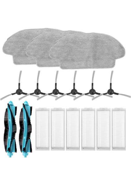V2 Pro V3 Se V-RVCLM26B Vakumlu Paspas Için Paçavra Fırçası Hepa Filtresi (Yurt Dışından)