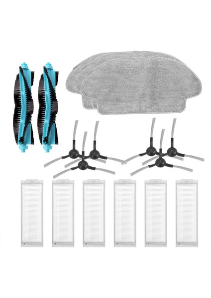 V2 Pro V3 Se V-RVCLM26B Vakumlu Paspas Için Paçavra Fırçası Hepa Filtresi (Yurt Dışından)