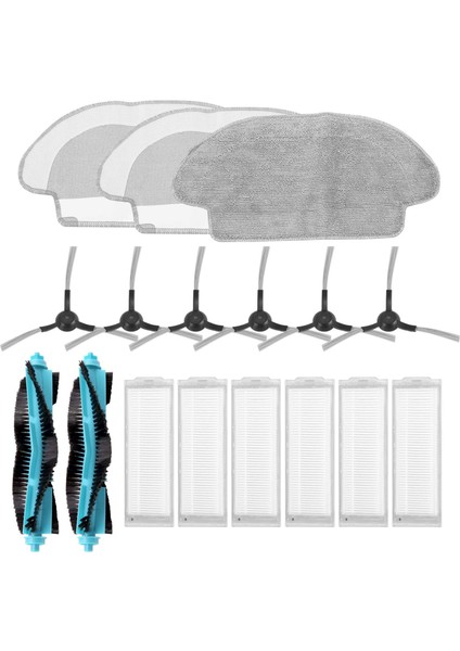 V2 Pro V3 Se V-RVCLM26B Vakumlu Paspas Için Paçavra Fırçası Hepa Filtresi (Yurt Dışından)