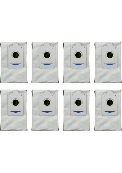8 Adet Toz Torbaları Deebot X2/x2 Pro Robotlu Süpürge Parçaları Aktif Karbon Sterilizasyon Çöp Torbası (Yurt Dışından)