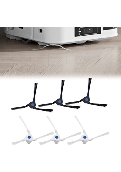 12 Adet Yedek Parçalar Yan Fırça Deebot X2/x2 PRO/DEX86 Robotlu Süpürge Yıkanabilir Yan Fırça (Yurt Dışından)