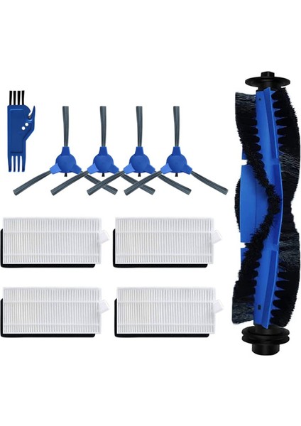 Robovac 11S 30C ile Uyumlu Ana Fırça Yan Fırça Hepa Filtresi (Yurt Dışından)