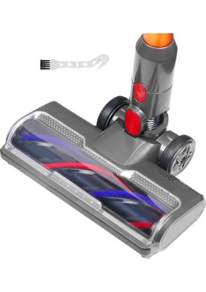V7 V10 V11 V15 SV10 SV12 SV14 LED Far Zemin Fırçası ile Elektrikli Süpürgeler Için Yedek Kafa (Yurt Dışından)