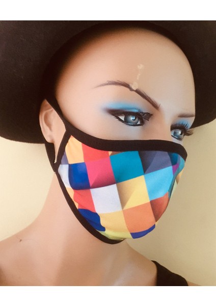 Desenli Maske