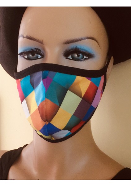 Desenli Maske