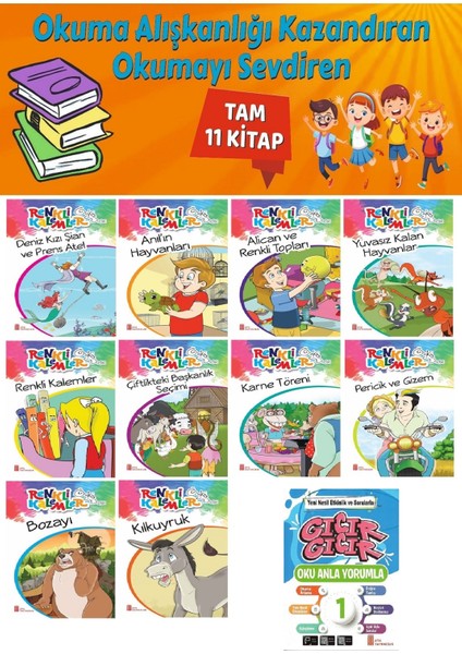 1. Sınıf Okuma Alışkanlığı Kazandıran Okumayı Sevdiren Tam (11 Kitap) 10