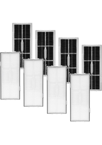 8 Adet Hepa Filtre S8/s8+/s8 Pro Ultra Robotlu Süpürge Yedek Parçalar Aktif Karbon Filtre (Yurt Dışından)