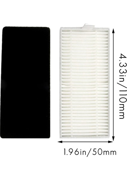 X500/X600 T8 M1 S6 Kiti Için Yan Fırça + Filtre + Paspas (Yurt Dışından)