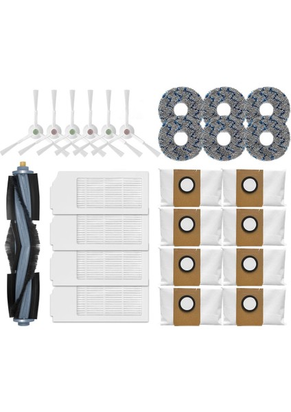 T10 Turbo / Omni Ana Yan Fırça Hepa Filtre Paspas Bezi Için (Yurt Dışından)