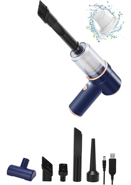8000PA, Elektrikli Süpürge 120W Araba, Ev, Ofis, Evcil Hayvan Için Şarj Edilebilir (Yurt Dışından)