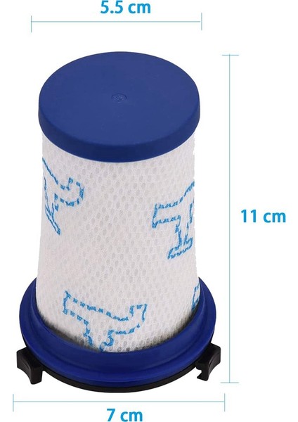 360 RH9037 Elektrikli Süpürge Için 4 Adet Hepa Filtre (Yurt Dışından)