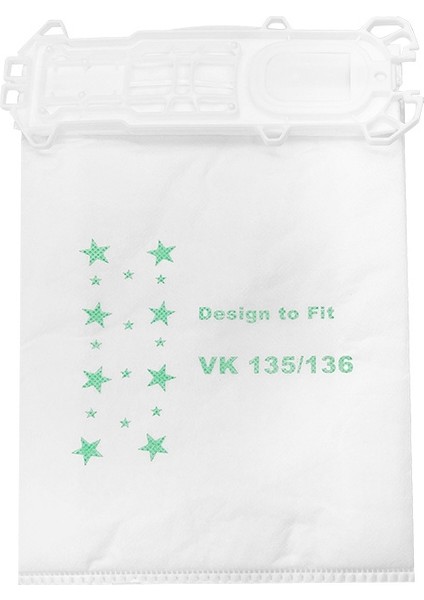 VK135 VK136 Için Elektrikli Süpürge Aksesuarları 10 Toz Torbası (Yurt Dışından)