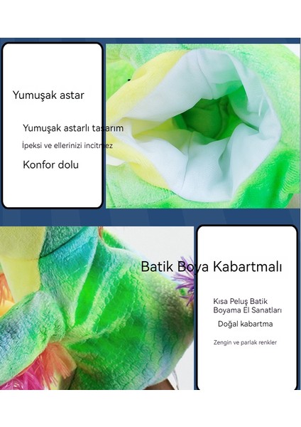 30CM Dinozor Eğitici El Kuklası Peluş Oyuncak (Yurt Dışından)