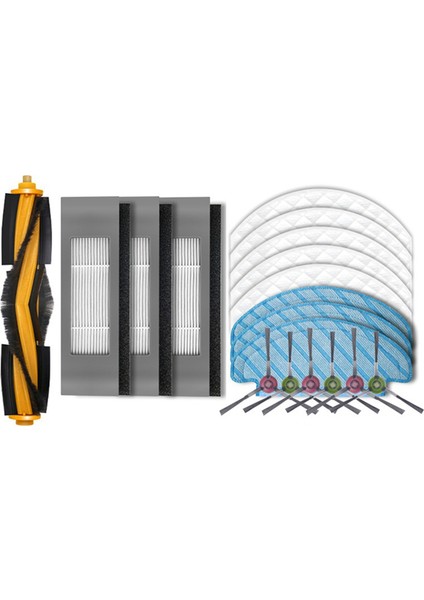 Ozmot8 Elektrikli Süpürge Parçaları Için Filtre Yan Fırçalı Paspas Bezi (Yurt Dışından)