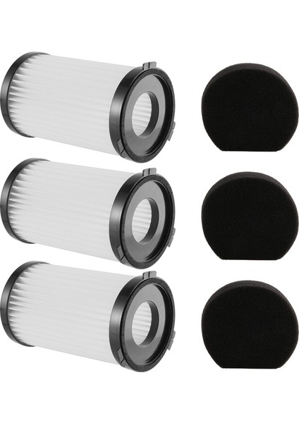 Moosoo D600 D601 Cotec Thunderbrush 520 ile Uyumlu 3 Adet Hepa Filtre (Yurt Dışından)