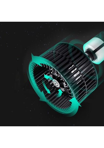 Araç Kablosuz Şarjlı Elektrikli Süpürge 120W Yüksek Güçlü Kuru ve Islak (Yurt Dışından)