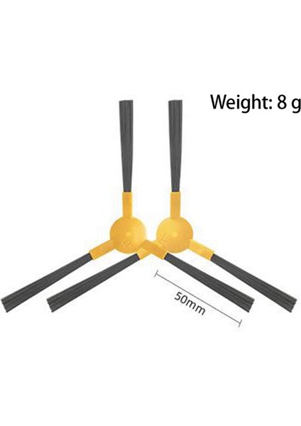 Ikhos Create Netbot S15 X500 X600 Pro Yan Fırça Için 12 Adet (Yurt Dışından)