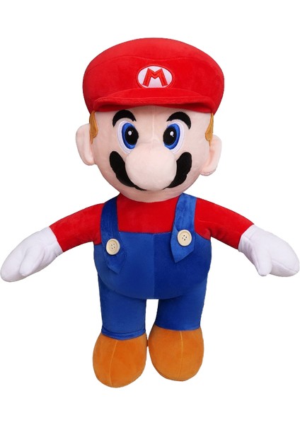60CM Süper Mario Mario Karikatür Peluş Oyuncak (Yurt Dışından)