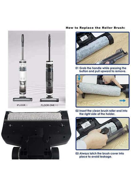 Ifloor 3/ıfloor One S3 Elektrikli Süpürge Için Filtre ve Fırça (Yurt Dışından)