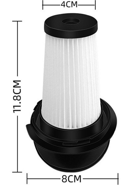 2x Hepa Filtreli Elektrikli Süpürge Yedek Aksesuarları (Yurt Dışından)