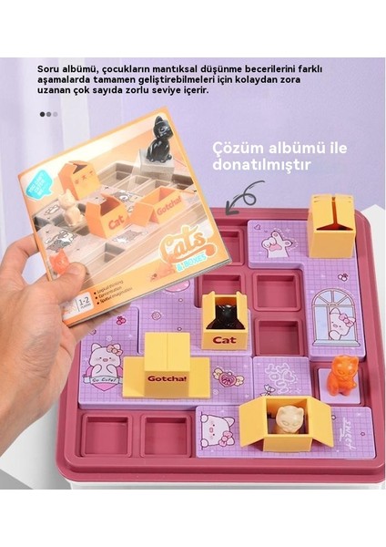 Çocuklara Yönelik Alan Planlama Mantıksal Düşünme Eğitimi, Seviye Atlamak Için Saklambaç Masa Oyunu Eğitici Oyuncaklar (Yurt Dışından)