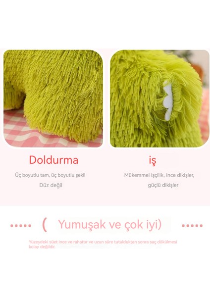 35CM Küçük Canavar Mercan Polar Peluş Oyuncak (Yurt Dışından)