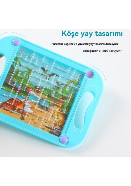Avuç Içi Dengeleme Topu Labirent Öğrenci Oyuncağı (Yurt Dışından)