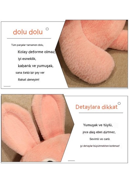 Sarkık Kulaklı Tavşan Peluş Oyuncak Uzun Bacaklar Gerilebilir Tavşan (Yurt Dışından) modelleri