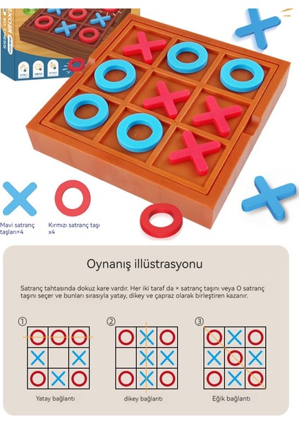 Çocuklar Için Üçlü Xo Eğitici Masa Oyunu Oyuncağı (Yurt Dışından) fiyatları