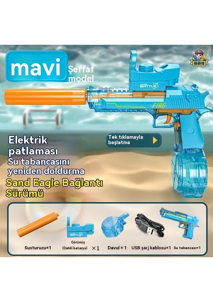 Çocuk Yaz Açık Hava Elektrikli Büyük Kapasiteli Su Püskürtme Oyuncağı (Yurt Dışından) modelleri