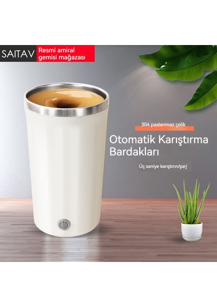 Tam Otomatik Şarj Edilebilir Karıştırıcı Kahve Fincanı (Yurt Dışından) fiyatları