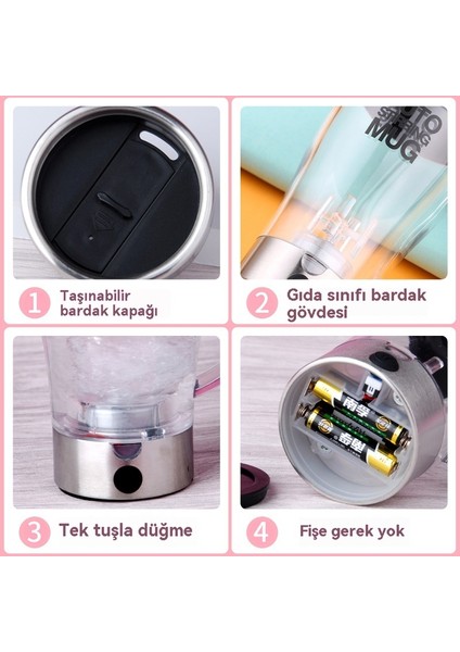 Akıllı Otomatik Şeffaf Karıştırma Bardağı (Yurt Dışından)
